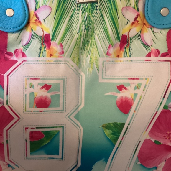 NEW Aeropostale Aero Floral Tote Bag Purse - Picture 2 of 6